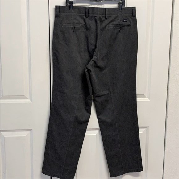 Dockers Dark Gray Flat Front Classic Fit Dress Pants Size 38 x 31.50 - Picture 4 of 7